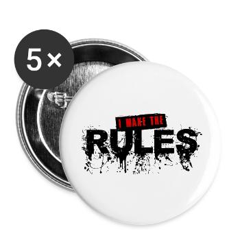 I make the rules panel text slogan quote 20 - Buttons small 1''/25 mm (5-pack) - white - Front