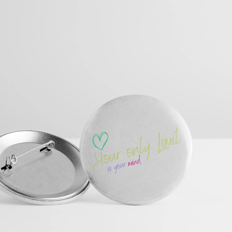 Motivation - without limits / no limits Buttons small 1''/25 mm (5-pack)