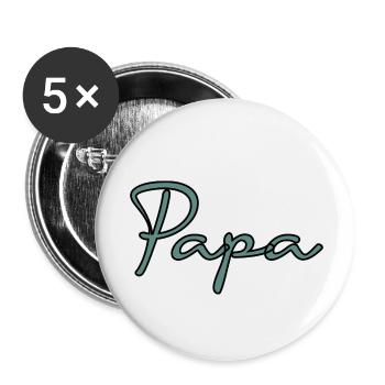 RETIREMENT. HAPPY RETIREMENT. HAPPY RETREAT - Buttons small 1''/25 mm (5-pack) - white - Front