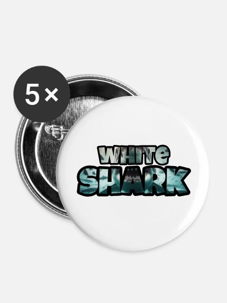 My Design - Buttons klein 25 mm (5er Pack) - Weiß