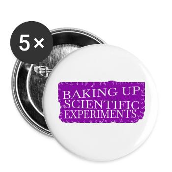 present idea astronomy baking ingredients sayings - Buttons klein 25 mm (5er Pack) - Weiß - Vorne