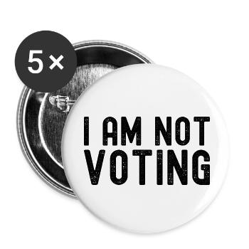 We don't need the same Candidates - I am not - Buttons small 1''/25 mm (5-pack) - white - Front