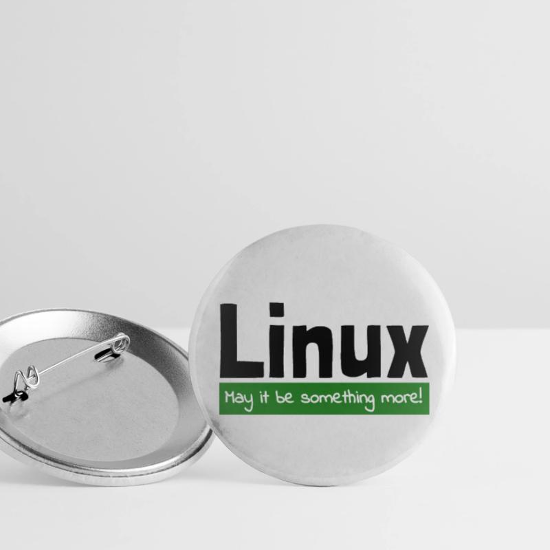 Linux Computer Computerarbeit witzige Sprüche Nerd Buttons klein 25 mm (5er Pack)