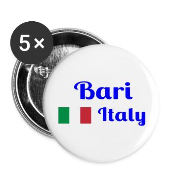 Bari Italia - Stylish prints - Buttons small 1''/25 mm (5-pack) - white - Front