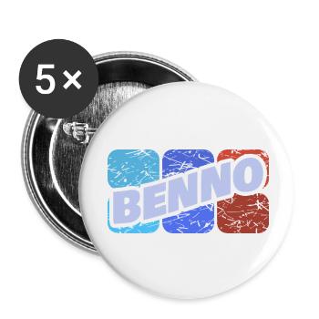 Benno Benno - Buttons small 1''/25 mm (5-pack) - white - Front