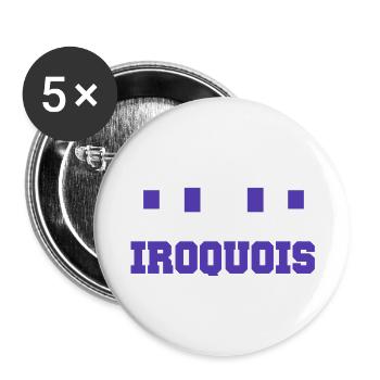 The Iroquois Hiawatha Belt - Buttons small 1''/25 mm (5-pack) - white - Front