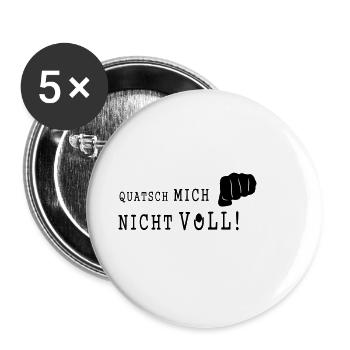 WRONG ME NOT FULL - Buttons small 1''/25 mm (5-pack) - white - Front