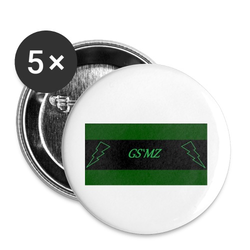 Green smoke medical Label logo 2 - Buttons klein 25 mm (5er Pack)