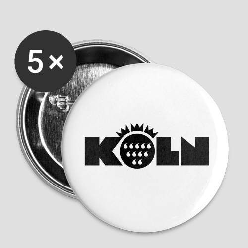 Köln Wappen modern - Buttons klein 25 mm (5er Pack)