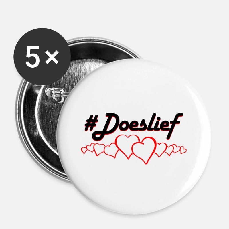 #FOLDING - Buttons small 1''/25 mm (5-pack) - white