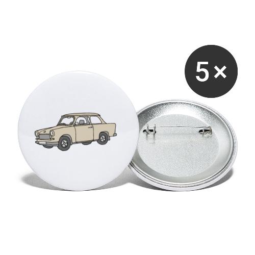Trabi, Trabant (papyrus) - Buttons klein 25 mm (5er Pack)