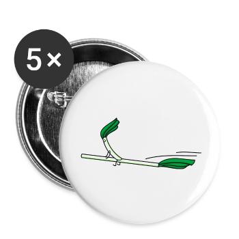 by starting - Buttons small 1''/25 mm (5-pack) - white - Front