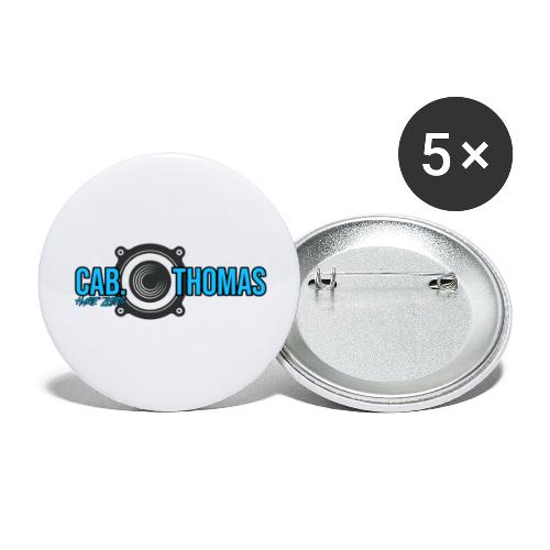 cab.thomas Logo New - Buttons klein 25 mm (5er Pack)