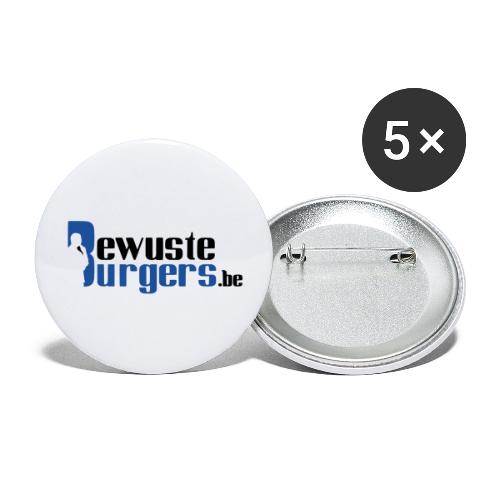 Bewuste Burgers - logo - Buttons klein 25 mm (5-pack)