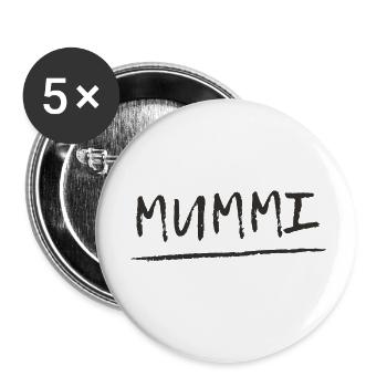 Grand-mère - Lot de 5 petits badges (25 mm) - blanc - Devant
