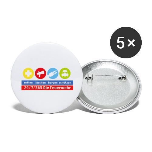 RLBS Logo neu - Buttons klein 25 mm (5er Pack)