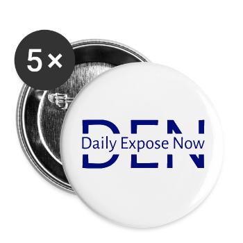 Daily Expose Now - Buttons small 1''/25 mm (5-pack) - white - Front