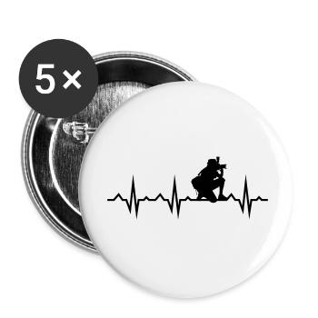 Fotograf Fotografie Geschenk Spruch lustig - Buttons klein 25 mm (5er Pack) - Weiß - Vorne
