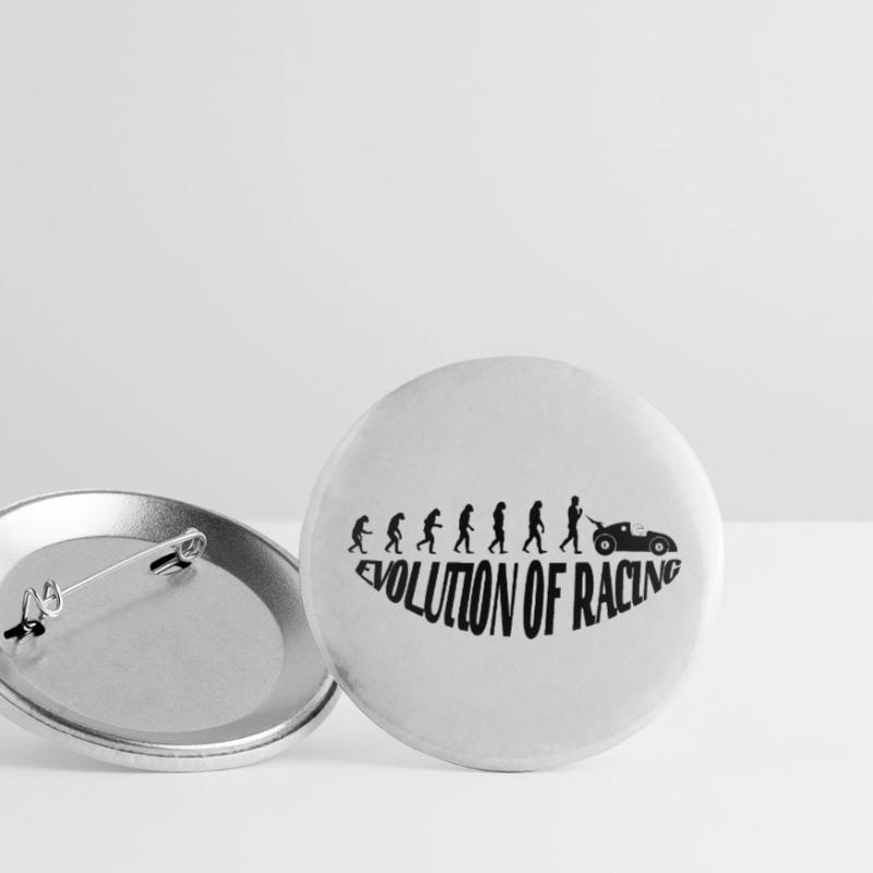 evolution of racing/ Rennsport Evolution Design Buttons klein 25 mm (5er Pack)