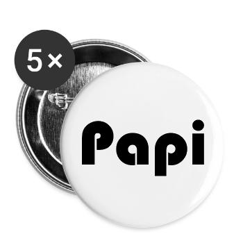 GRANDPA. GRANDPA. FATHER's DAY. HAPPY BIRTHDAY GRANDPA - Buttons small 1''/25 mm (5-pack) - white - Front