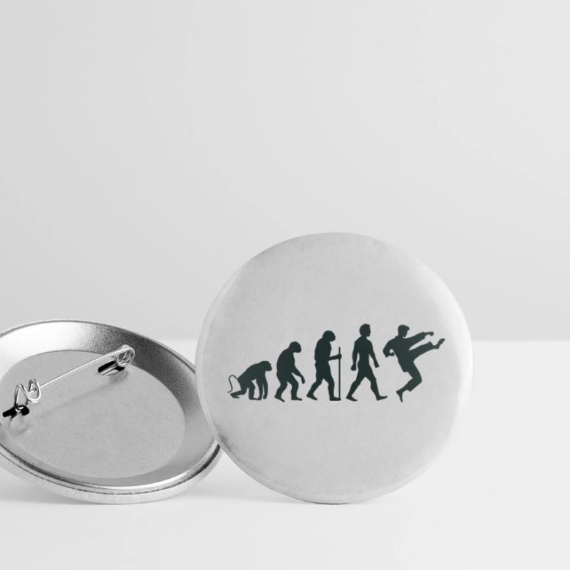 karate evolution Buttons klein 25 mm (5er Pack)