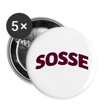 Sosse Forever - Buttons small 1''/25 mm (5-pack) - white - Front
