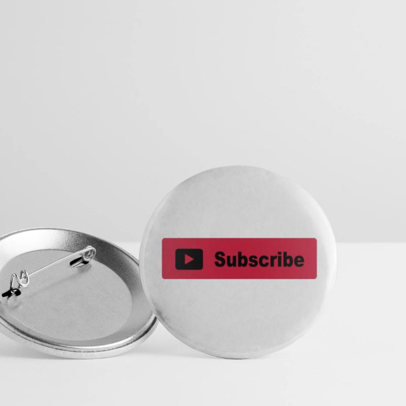 Subscribe Button Buttons klein 25 mm (5er Pack)