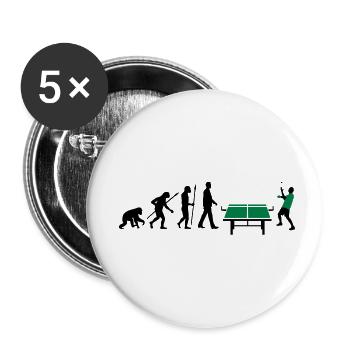 evolution_table_tennis_072012_a_2c - Lot de 5 petits badges (25 mm) - blanc - Devant