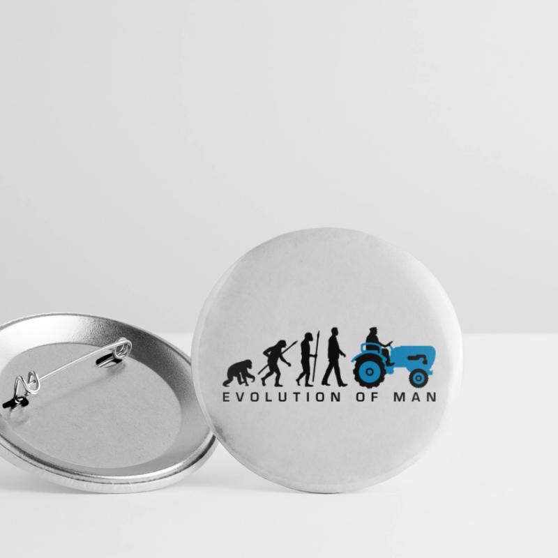 evolution_bauer_mit_traktor_032013_a_2c Buttons klein 25 mm (5er Pack)