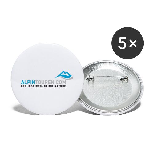 Alpintouren Logo - Buttons klein 25 mm (5er Pack)