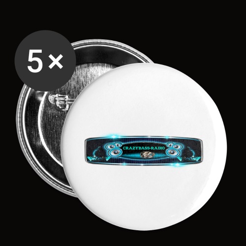 musicbanner - Buttons klein 25 mm (5er Pack)