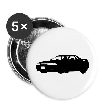 Skyline R32 GT-R - Buttons small 1''/25 mm (5-pack) - white - Front