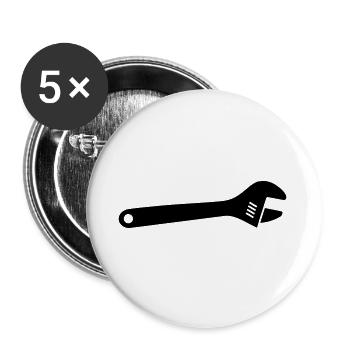 Wrench Roll Fork Wrench Tool - Buttons small 1''/25 mm (5-pack) - white - Front