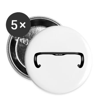 Life behind bars - Buttons small 1''/25 mm (5-pack) - white - Front