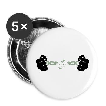 Hand Chain - Buttons small 1''/25 mm (5-pack) - white - Front