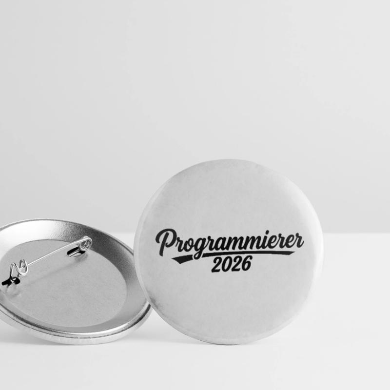 Programmer 2026 – Coding Design Buttons small 1''/25 mm (5-pack)