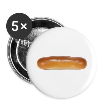Vrai Brabant Chemise en Rouleau – Fierté Brabant - Lot de 5 petits badges (25 mm) - blanc - Devant