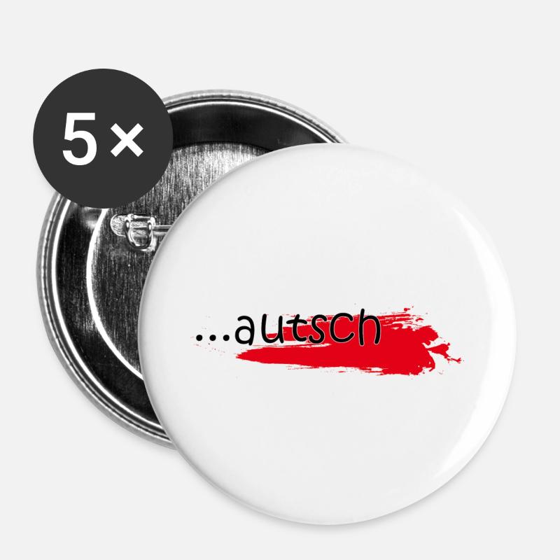 ouch - Buttons small 1''/25 mm (5-pack) - white