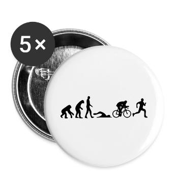 Triathlon - Buttons small 1''/25 mm (5-pack) - white - Front