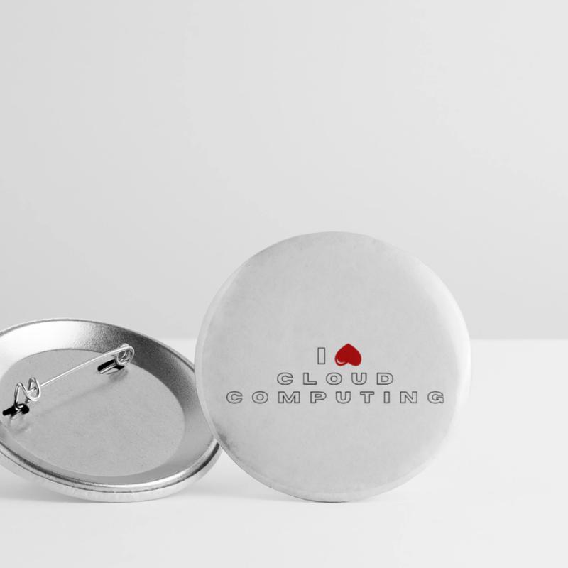 I hate Cloud computing Buttons small 1''/25 mm (5-pack)