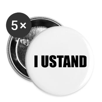 Out of order - Buttons small 1''/25 mm (5-pack) - white - Front