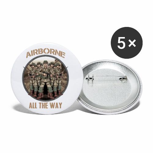 Airborne - Tout le chemin - Lot de 5 petits badges (25 mm)