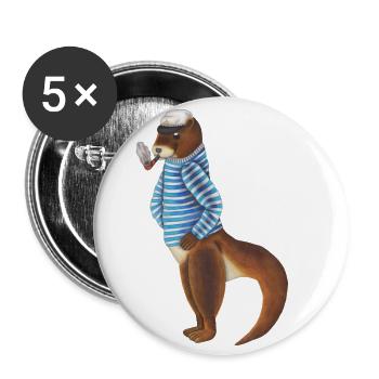 sailor - Buttons small 1''/25 mm (5-pack) - white - Front