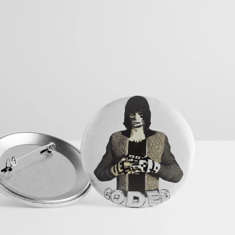 CODÉ Lot de 5 petits badges (25 mm)