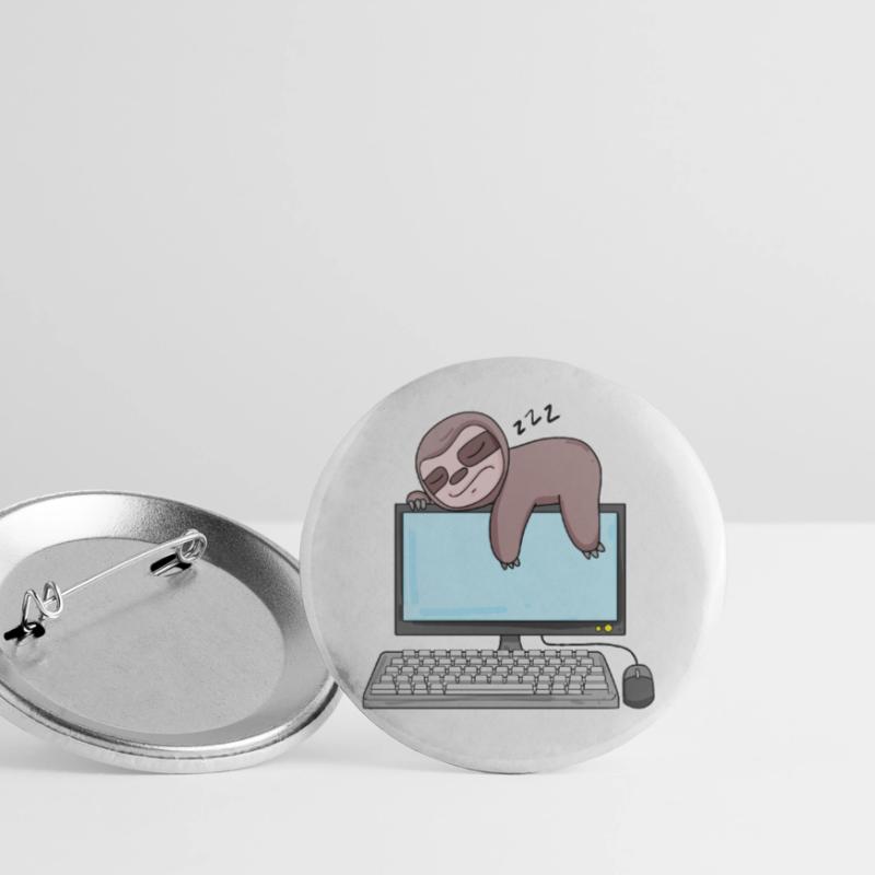 Computer Nerd Programmierer Geschenk Buttons klein 25 mm (5er Pack)