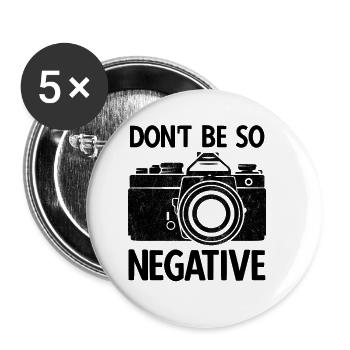 Fotografie Fotograf - Buttons klein 25 mm (5er Pack) - Weiß - Vorne