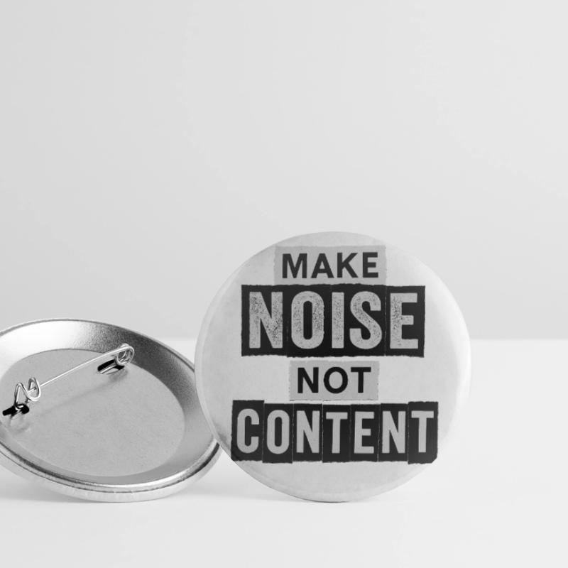 Make Noise – Collage Statement for Creatives Buttons small 1''/25 mm (5-pack)