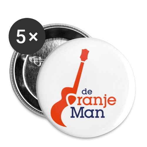 de oranje man wilhelmus hoekstra logo groot - Buttons klein 25 mm (5-pack)