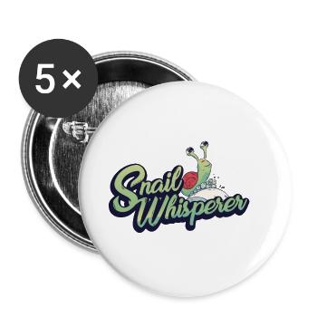 slug - Buttons small 1''/25 mm (5-pack) - white - Front
