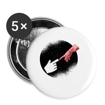 Programmierer Informatiker Informatik - Buttons klein 25 mm (5er Pack) - Weiß - Vorne